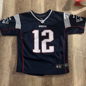 Boys Tom Brady Patriots jersey